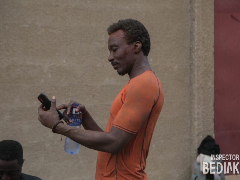 Inspector Bediako — on set (2)